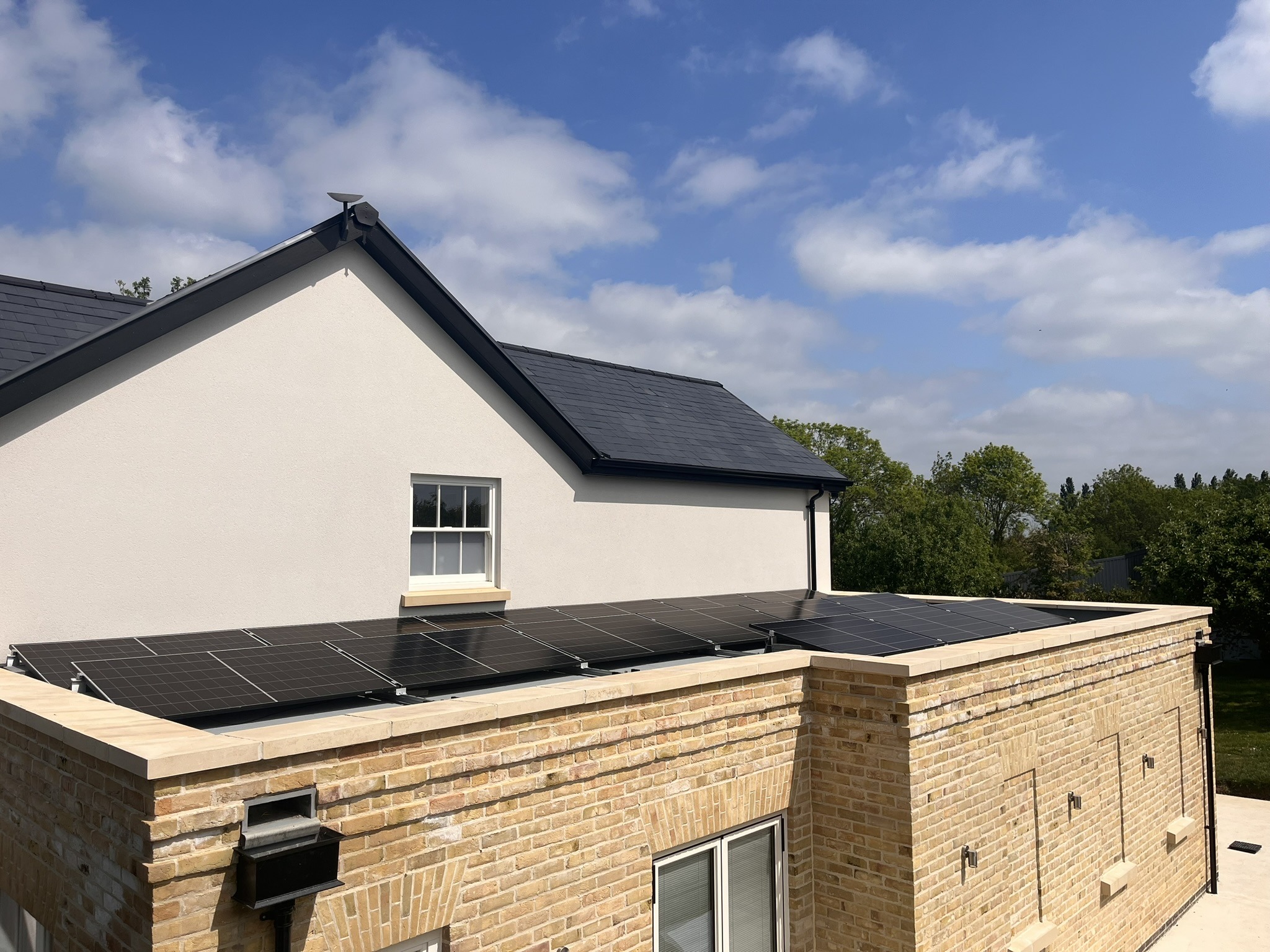 Flat Roof Solar PV Array